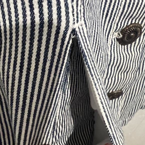 Christopher & Banks size small button up denim Shacket - Picture 4 of 5